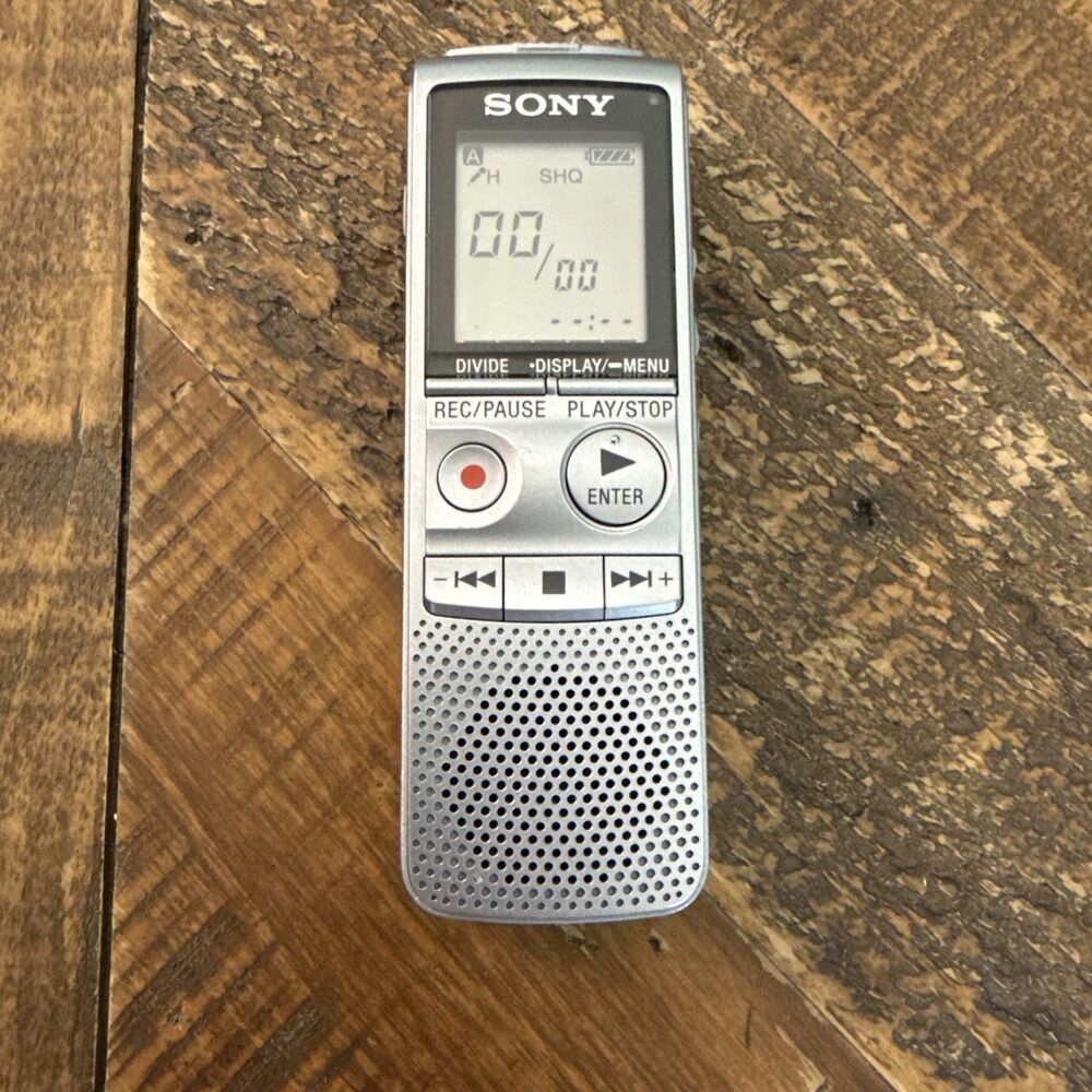 Sony ICD-BX700 Digital Voice Recorder 1GB 288 Hrs Handheld Tested Working